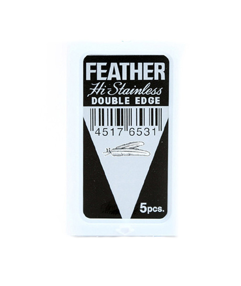 Feather-New Hi-Stainless opakowanie żyletek 5 szt