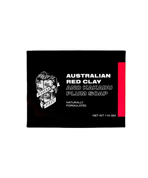 Modern Pirate-Australian Red Clay Soap Mydło do Twarzy i Ciała 110g